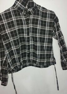 Plaid Cropped Flannel