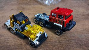 Die-Cast Miniature Toy Trucks (Set of 2)