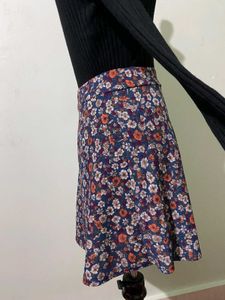 Floral Print Skirt