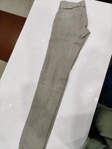 Beige Colour Denim Trouser