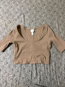 Ribbed Cropped Top