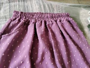 Flowy Dot Pattern Palazzos