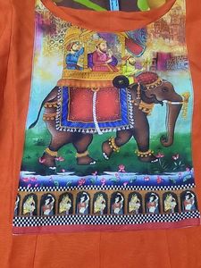 Elegant Orange Kurta