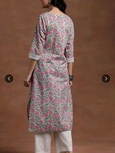 Libas Floral Printed Gotta Patti Kurta