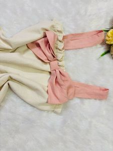 Cute Bow Detail Dress