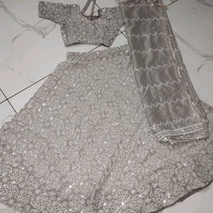 Stunning Sequined Lehenga Choli Set
