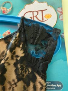 Black Net One Piece Dress