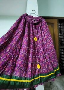 Red Ethnic Skirt