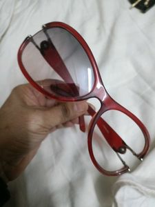 Red Framed Sunglasses