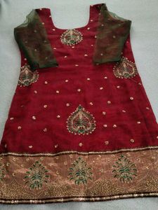 Embroidered Kurta Patiala Set