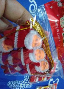 Mini Santa Christmas Ornaments