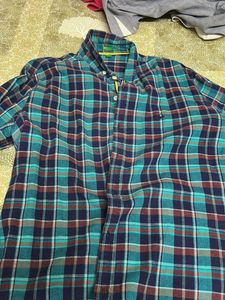 Benetton Flannel Shirt - Men's Medium