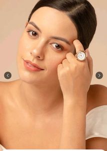 Ring Watch - Pink Dial, never used