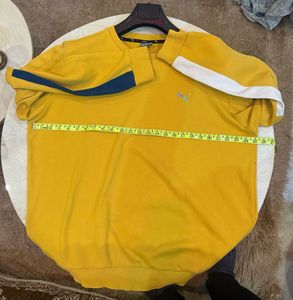 Puma Yellow Sweatshirt