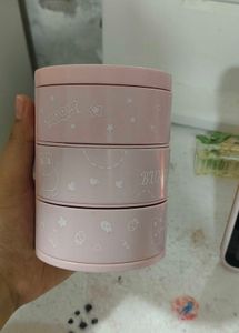 Cute Pink Swivel Makeup Organizer