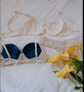 Important Of Combo 3 bra With detailing Panty