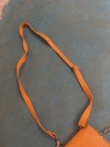 Orange crossbody bag