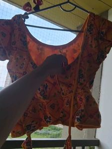 Vibrant Ethnic Print Blouse
