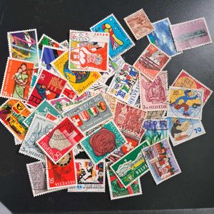 50 Helvetia stamps