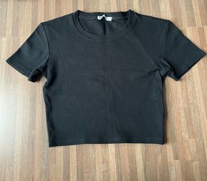 Zara Black Crop Top