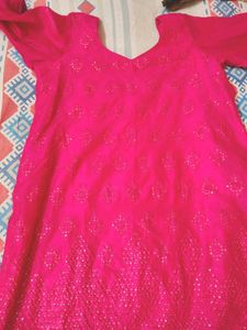 Elegant Pink Kurta Set