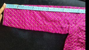 STITCHED PINK BLOUSE