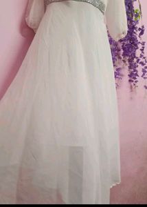 Elegant White Long Dress