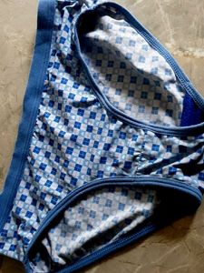 Comfy Blue Diamond Print Panties