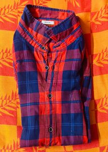 Pepe Jeans Men's Red &amp; Blue Plaid Shirt