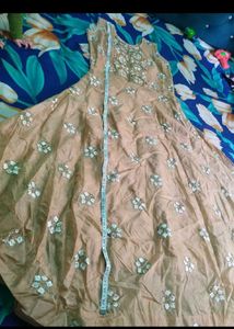 Beige Long Gown