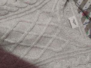 Cable Knit Crewneck Sweater