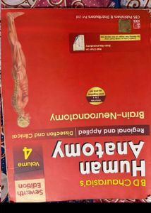 Chaurasia's Human Anatomy Set (Vol 1-4)
