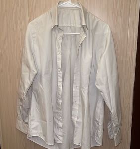 Classic White Button-Down Shirt