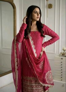 Beautiful Pink Kurta Set with Dupatta