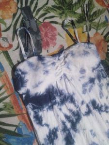 Boho Tie-Dye Mini Dress