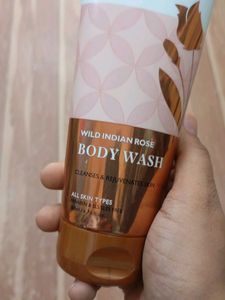 just herbs wild Indian rose body wash