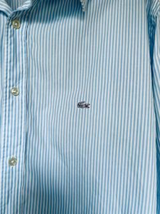 Classic Blue Striped Lacoste Shirt