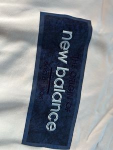 New Balance White Crewneck Sweatshirt