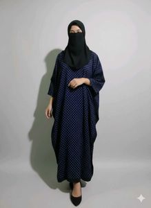 Elegant Polka Dot Abaya