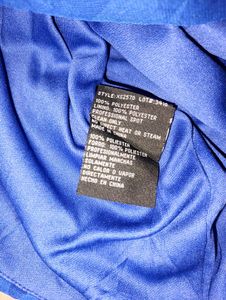 Xscape Royal Blue Rhinestone Embellished Dress
