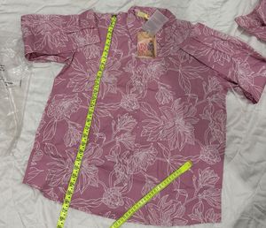 Pink Floral Print Sleep Set