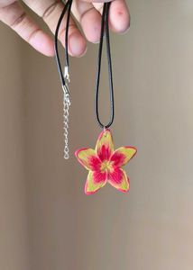 Hawaiian Plumeria Flower Handmade Necklace