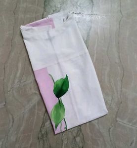 Boat Neck Crepe Kurta With a Digital Print