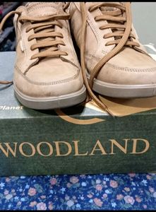 Woodland Brown Leather Sneakers