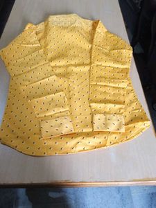 Stylish Yellow Printed Shirt