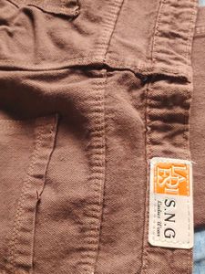 Stylish Brown Denim Jeans | Comfortable