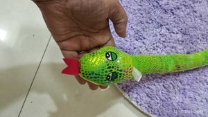 Sparkly Green Snake Plush Toy