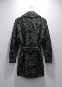 Belted Knit Coat