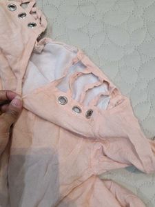 Chic Pink Bell Sleeve Top