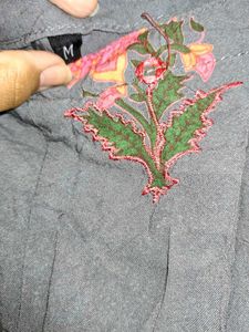 Elegant Floral Print Kurta